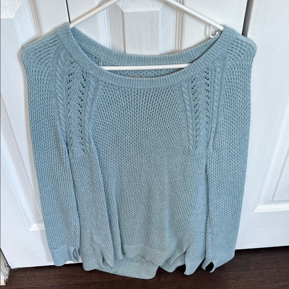 Light Blue Knit Sweater